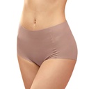 Mid Waist Seamless Underwear No Show Full Coverage Briefs Stretchy Hipster Invisible Panties